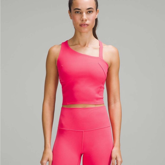 Lululemon Everlux Asymmetrical Tennis Tank Top Lip Gloss - Picture 5 of 11